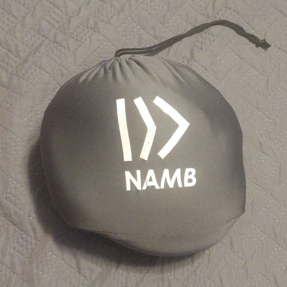 Namb Gray Travel Neck Pillow With Attachable Bag - Picture 2 of 2